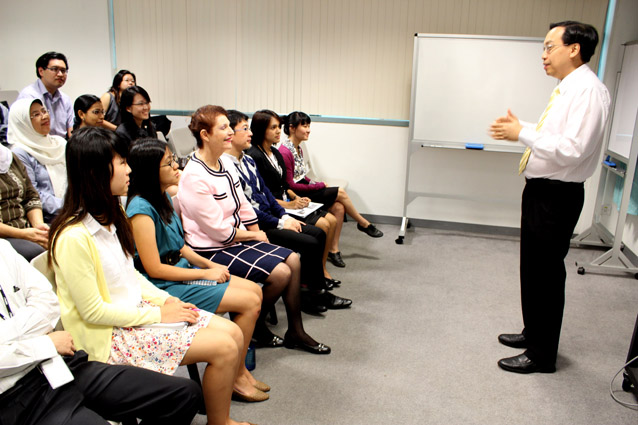 Dr Daniel Fung teaching